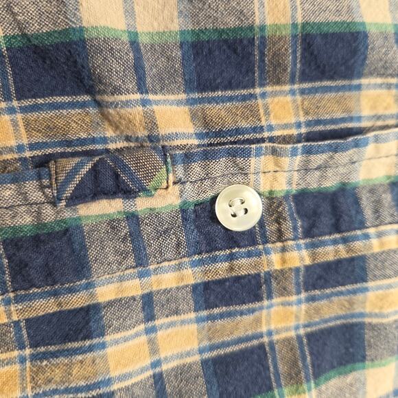 Bridge & Burn Long Sleeve Flannel Button Up Shirt Men's Medium Plaid - Picture 5 of 9